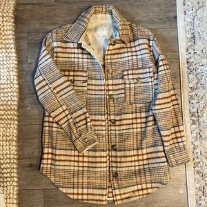 Joie Plaid Shacket